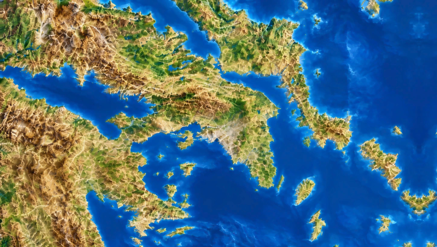 Ανάγλυφο Αττικής και ευρύτερης περιοχής