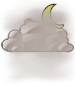Mostly cloudy with patches of light fog Mostly cloudy with patches of light fog