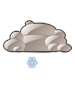 Cloudy with light snow Cloudy with light snow