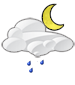 Partly cloudy with drizzle Partly cloudy with drizzle