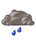 Overcast with heavy rain Overcast with heavy rain